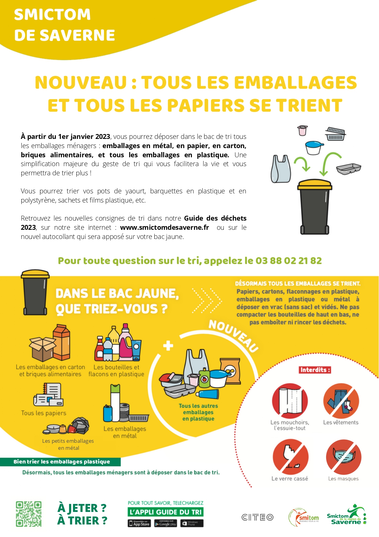 Nouvelles règles de tri